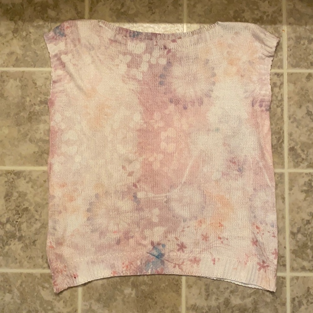 Luisa Rocco Floral Sweater vest